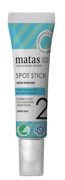 Matas Striber Problemhud<Spot Stick til Uren Hud Uden Parfume