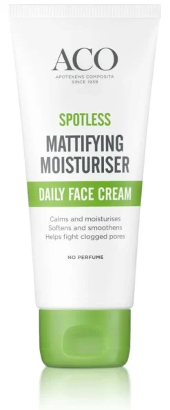 ACO Spotless Daily Moisturizer< Ansigtspleje|Problemhud