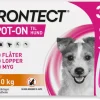 Frontect Spot-on, opløsning til hund 5-10 kg< Håndkøbsmedicin Til Dyr
