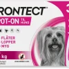 Frontect Håndkøbsmedicin Til Dyr>Spot-on, opløsning til hund 2-5 kg