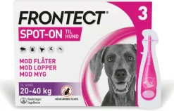 Frontect Håndkøbsmedicin Til Dyr<Spot-on, opløsning til hund 20-40 kg