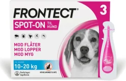 Frontect Håndkøbsmedicin Til Dyr>Spot-on, opløsning til hund 10-20 kg