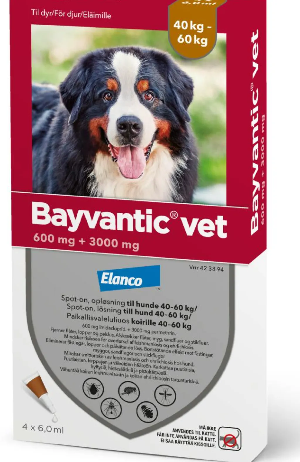 Bayvantic Vet Flåter & Lopper|Flåter & Lopper<Spot-on til Hund
