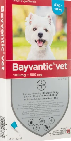 Bayvantic Vet Spot-on til Hund< Flåter & Lopper|Flåter & Lopper