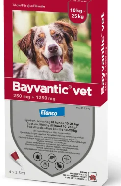 Bayvantic Vet Flåter & Lopper|Flåter & Lopper>Spot-on til Hund