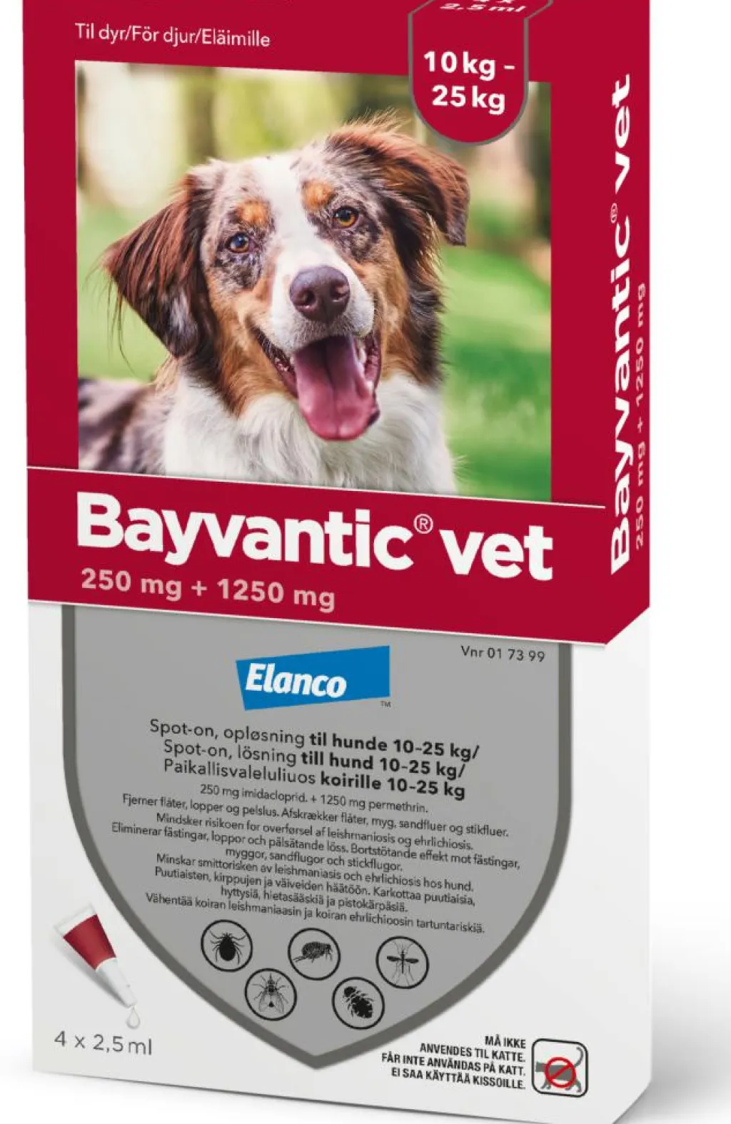 Bayvantic Vet Flåter & Lopper|Flåter & Lopper>Spot-on til Hund
