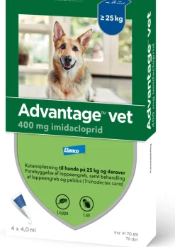Advantage Vet Spot-on til Hund< Flåter & Lopper|Flåter & Lopper