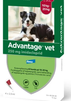 Advantage Vet Flåter & Lopper|Flåter & Lopper<Spot-on til Hund