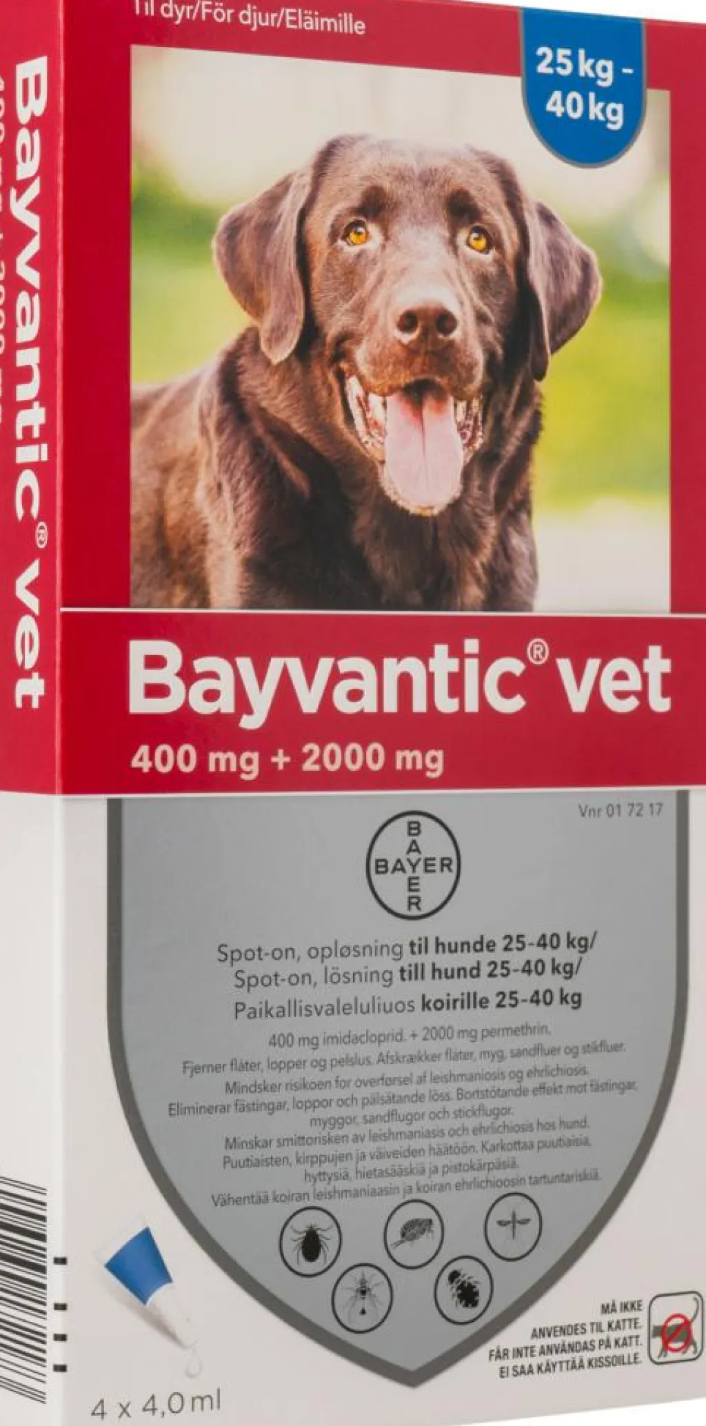 Bayvantic Vet Flåter & Lopper|Flåter & Lopper<Spot-on til Hund