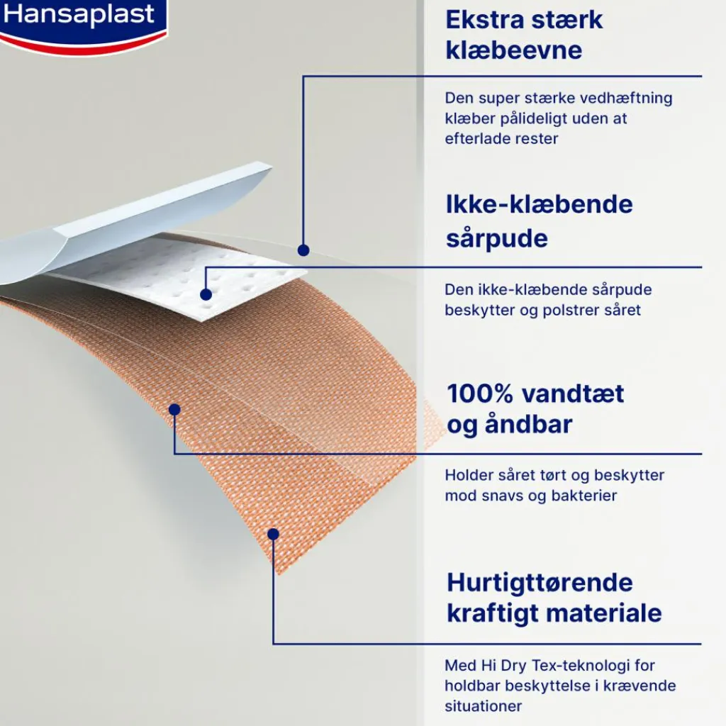 Hansaplast Sårplastre|Sårplastre<Sårplaster Extra Tough