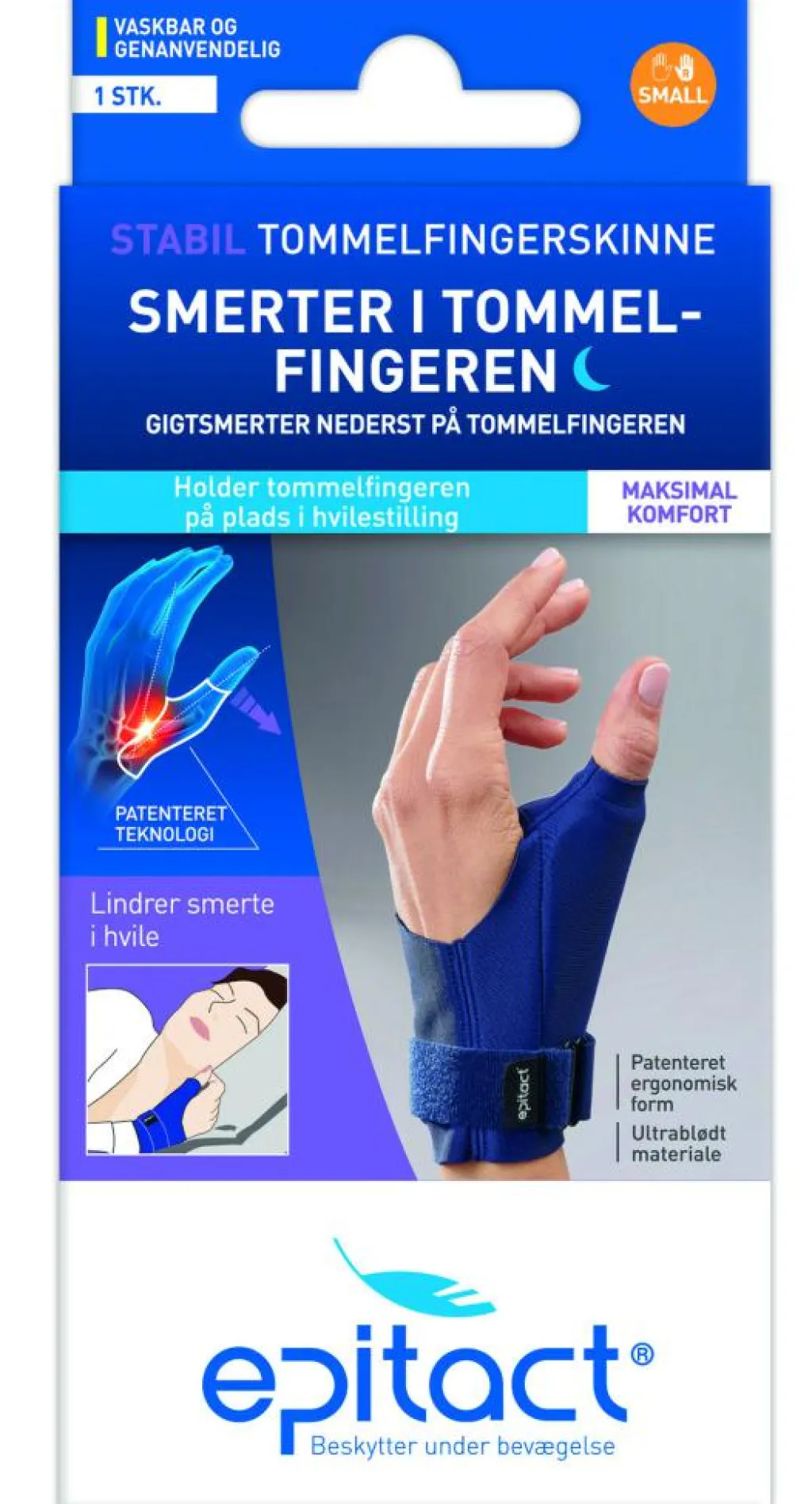 Epitact Tommelfingerstøtte|Tommelfingerstøtte<Stabil Tommelfingerskinne