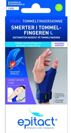 Epitact Tommelfingerstøtte|Tommelfingerstøtte>Stabil Tommelfingerskinne
