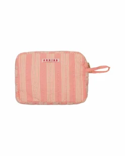 HABIBA Tasker & Punge|Makeup- & Toilettasker<Stockholm Stripe Makeup Clutch