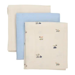 Pippi Stofble Muslin Cloth 3-pak<Børn Pusletid
