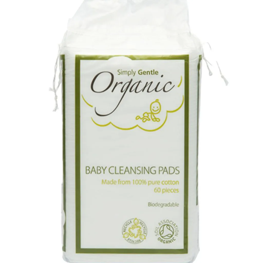 NatureSource Vat & Vatpinde<Store Vatrondeller Baby Pads Øko. Bomuld