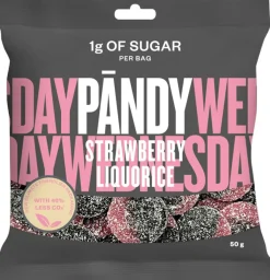 Pandy Lakrids & Vingummi<Strawberry/liquorice Sukkerfri