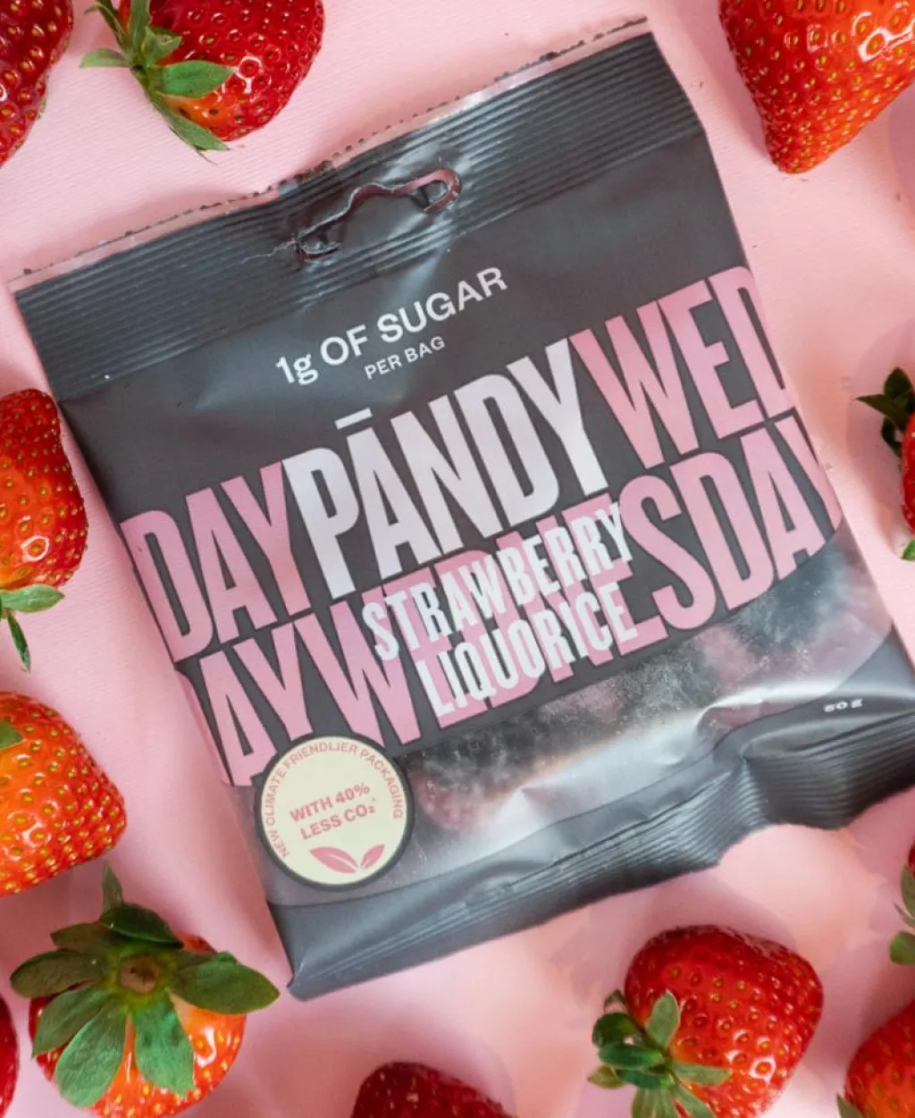 Pandy Lakrids & Vingummi<Strawberry/liquorice Sukkerfri