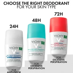 Vichy Stress Resist Antiperspirant Deodorant Roll-On 72T< Deodoranter|Til Ham