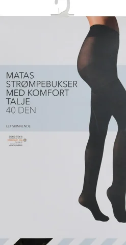 Matas Striber Tøj>Strømpebukser m. komforttalje