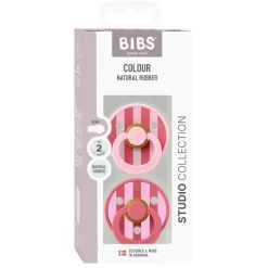 BIBS Studio Colour Block Sut Latex 2-pak<Børn Sutter