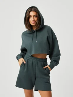 Björn Borg Træningsbluser<Studio Oversized Cropped Hoodie