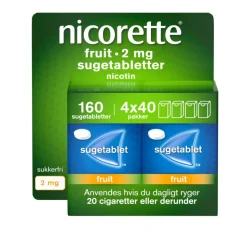 Nicorette® Nikotintabletter|Rygestop>Sugetablet Fruit 2 mg