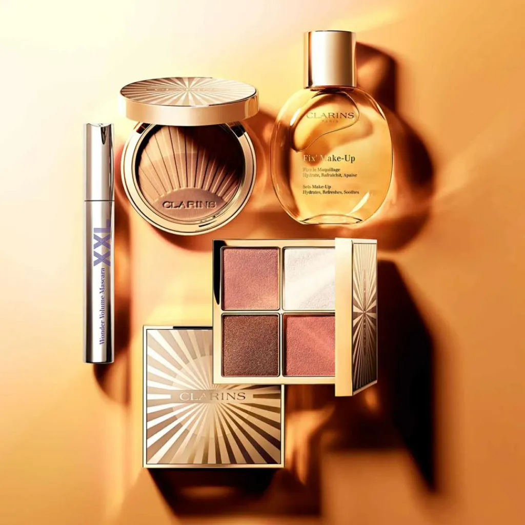 Clarins Summer Look Highlighting All-in-one Palette 4 Shades< Øjenskygge