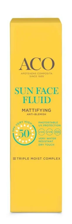 ACO Solpleje<Sun Face Mattifying SPF 50+