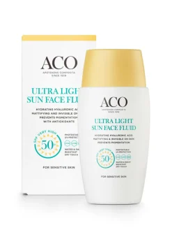 ACO Solcreme|Solpleje<Sun Face Ultra Light Fluid SPF 50