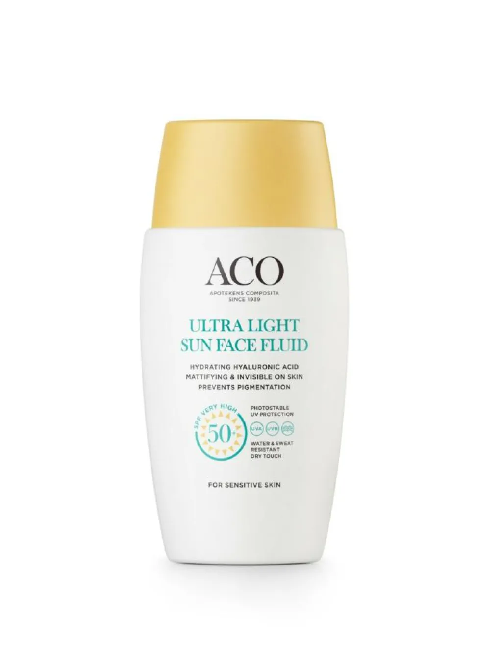 ACO Solcreme|Solpleje<Sun Face Ultra Light Fluid SPF 50