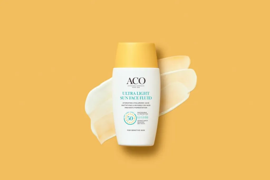 ACO Solcreme|Solpleje<Sun Face Ultra Light Fluid SPF 50