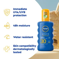 NIVEA Sun Protect & Moisture Spray SPF 30< Solcreme