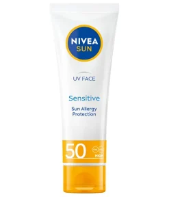 NIVEA Solcreme<Sun Sensitive Face Cream SPF 50