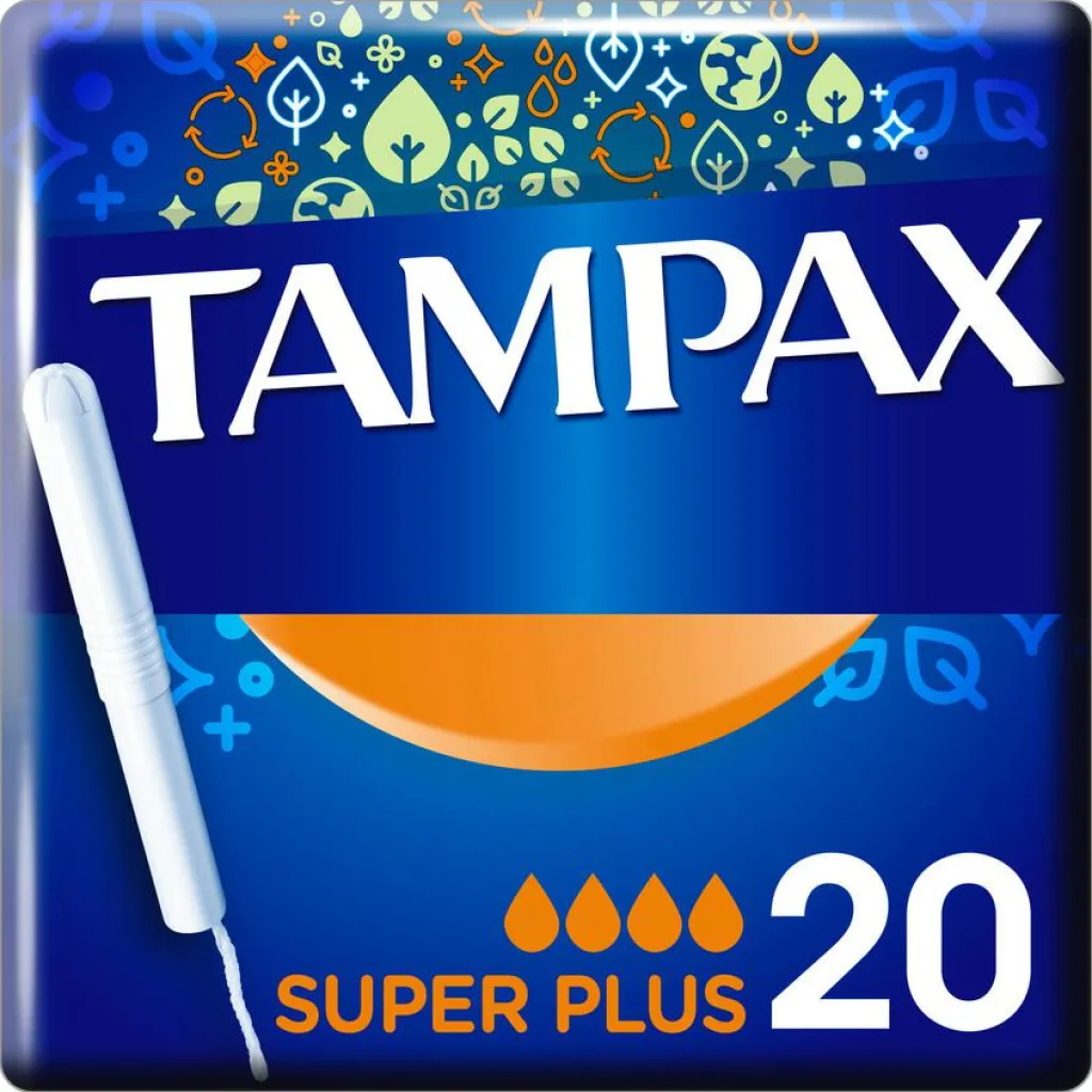 Tampax Super Plus Tamponer< Bind & Indlæg