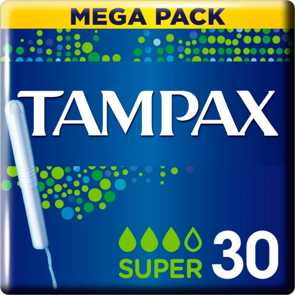 Tampax Super Tamponer< Bind & Indlæg
