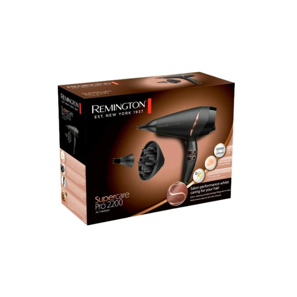 Remington Supercare PRO 2200 AC Hårtørrer< Hårtørrere