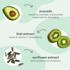 Briogeo Superfoods Avocado + Kiwi Mega Moisture 3-in-1 Leave-In Spray< Leave-In Conditioner
