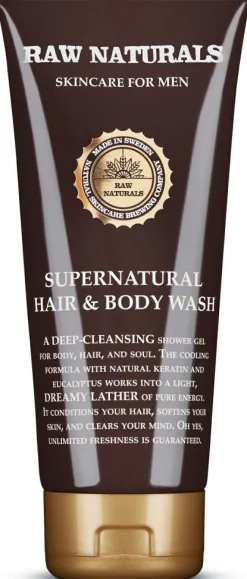 Raw Naturals Kropspleje<Supernatural Hair & Body Wash