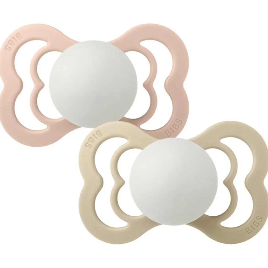BIBS Sutter>Supreme Sut GLOW Silikone 2-pak