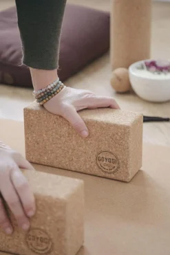 GOYOGI Sustain Yoga Cork Block< Yogaudstyr