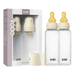 BIBS Sutteflaske Medium Flow Latex 2-pak<Børn Sutteflasker & Tilbehør