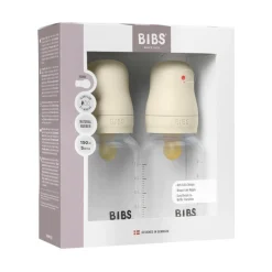BIBS Sutteflasker & Tilbehør>Sutteflaske Slow Flow Latex 2-pak