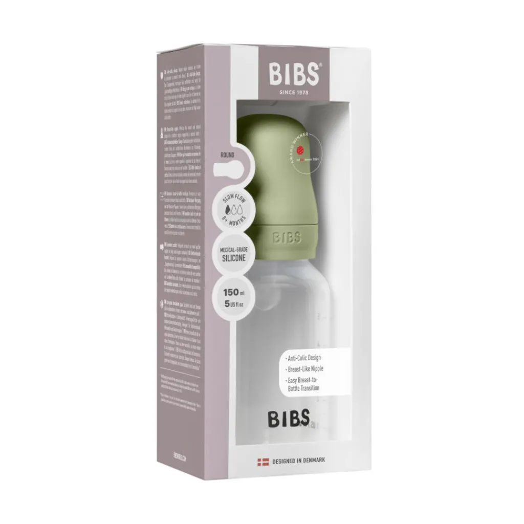 BIBS Sutteflaske Slow Flow Silikone<Børn Sutteflasker & Tilbehør