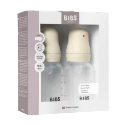 BIBS Sutteflasker & Tilbehør<Sutteflaske Slow Flow Silikone 2-pak