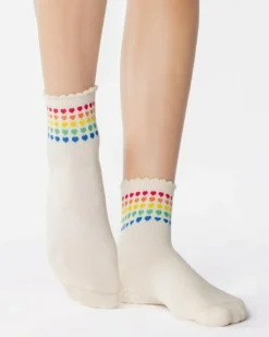 Pointe Studio Sweatheart Grip Ankle< Træningssokker