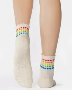 Pointe Studio Sweatheart Grip Ankle< Træningssokker