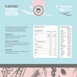 Plantforce Synergy Protein Vegansk< Proteinpulver