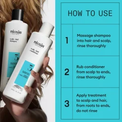 Nioxin System 3 Loyalty Kit for Colored Thinning Hair< Hårkur