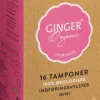Ginger Organic Bind & Indlæg>Tampon m/indføring - Mini