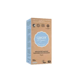 Ginger Organic Tampon m/indføring - Super< Bind & Indlæg
